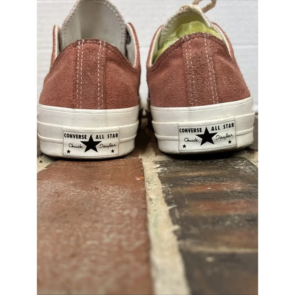 Converse Chuck Taylor All-Star Low Top Sneakers Women's 11 Men 9 Pink/white - Picture 5 of 7